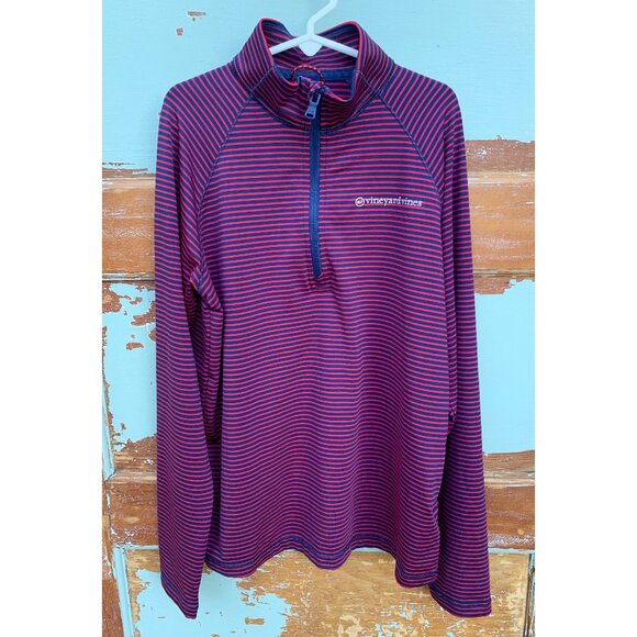 Vineyard Vines Sankaty Quarter Zip Pullover • Boys Medium (12/14 Years) - Picture 1 of 4